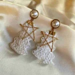 Gold Star Earrings - Image 3
