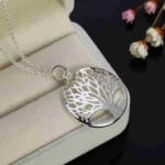 Tree of Life Pendant Silver Sterling Necklace