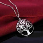 Tree of Life Pendant Silver Sterling Necklace - Image 6