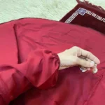 Namaz Chadar with Sleeves (Knee Length) - Minimalist Rosewood