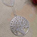 Tree of Life Pendant Silver Sterling Necklace - Image 4