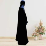 Namaz Chadar Arabic Style - Jet Black - Image 2