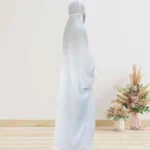 Namaz Chadar Arabic Style - Snow White - Image 2