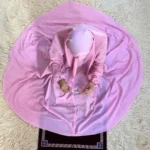 Namaz Chadar with Sleeves (Knee Length) - Minimalist Pink - Image 2