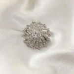 Sparkling Silver Brooch - Image 2