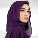 Chiffon Georgette Hijab - Violet
