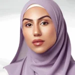 Chiffon Georgette Hijab - Misty Frost - Image 2