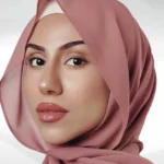 Chiffon Georgette Hijab - RoseWood - Image 2