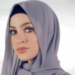 Chiffon Georgette Hijab - Slate Gray