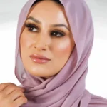 Chiffon Georgette Hijab - Pale Petal