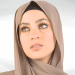 Chiffon Georgette Hijab - Sandstone - Image 2