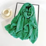 Crimps Hijab - Sea Green - Image 2