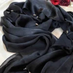 Enchante Embellished Hijab - Serenedé Black - Image 2