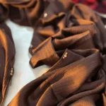 Enchante Embellished Hijab - Majéstic Brown - Image 2