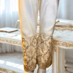 Dazzling Gold Embellished Trouser - Alaya