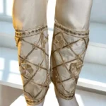 Dazzling Gold Embellished Trouser - Zyna