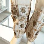 Dazzling Gold Embellished Trouser - Sophia - Image 2