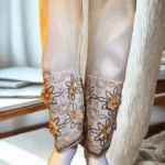 Dazzling Gold Embellished Trouser - Inaya