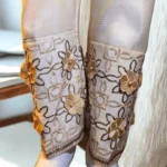 Dazzling Gold Embellished Trouser - Inaya - Image 2