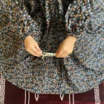 Kids Namaz Chadar With Sleeves (3-6 Years) - Midnight Harmony