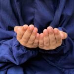 Kids Arabic Namaz Chadar (5-8 Years) - Navy Blue - Image 2