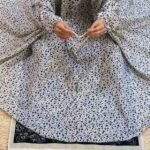 Namaz Chadar with Sleeves - Wild Moonflower