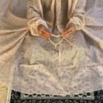 Namaz Chadar with Sleeves - Buttercream Florence