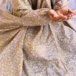 Namaz Chadar with Sleeves - Desert Cornflower - Image 2