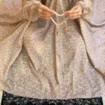 Namaz Chadar with Sleeves - Desert Cornflower