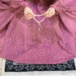 Namaz Chadar with Sleeves - Blush Lilies