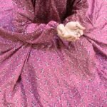 Namaz Chadar with Sleeves - Blush Lilies - Image 2