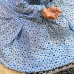 Namaz Chadar with Sleeves - Sky Rosette - Image 2