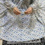 Namaz Chadar with Sleeves - Frost Rosette