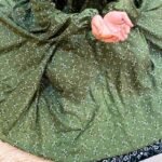 Namaz Chadar with Sleeves - Forest Lilies - Image 2