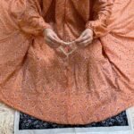 Namaz Chadar with Sleeves - Amber Lilies