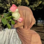 Organza Silk Hijab - Bronze