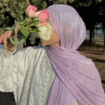 Organza Silk Hijab - Lilac