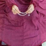 Premium Lace Namaz Chadar (Knee Length) - Noor-e-Kulsoom - Image 2