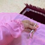 Premium Lace Namaz Chadar (Knee Length) - Noor-e-Summaya