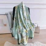 Premium Silk Hijab - Enchanted Forest