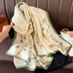 Premium Silk Hijab - Spring Aura