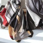 Premium Silk Hijab - Midnight Alloy - Image 2