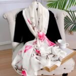 Premium Silk Hijab - Enchanted Rose