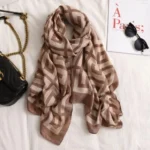 Premium Lawn Hijab - Muted Maze