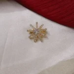 Sparkling Gold Brooch - Gleam