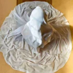 Namaz Chadar with Sleeves - Minimalist Pearl White - Image 2