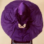 Namaz Chadar with Sleeves - Minimalist Voilet