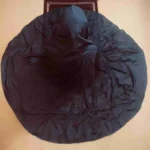 Namaz Chadar with Sleeves - Minimalist Pearl Black (XL) - Image 2