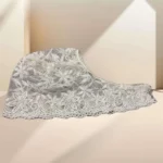 Hijab Cap - Net Tie Back White - Image 2