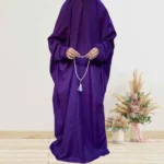 Namaz Chadar Arabic Style - Mystic Indigo